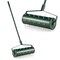 Costway 18"/21" Manual Lawn Aerator Heavy Duty Rolling Push Grass Filled with Sand or Stone Aeration Tool with Handle Green